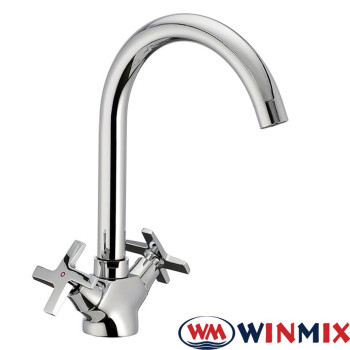 Змішувач для кухні ухо на гайці Winmix Premium Galaxy (Chr-275), Польща