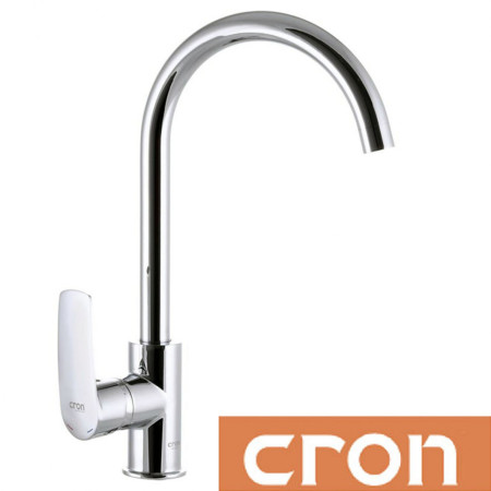 Змішувач для кухні Вухо Cron Vega (Chr-018), водяний тракт - латунь