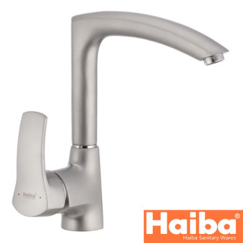 Змішувач для кухні Вухо HAIBA FOCUS SATIN-018