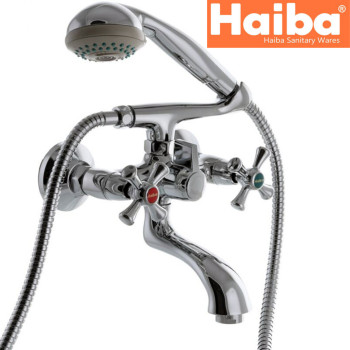 Змішувач для ванни короткий ніс HAIBA SMES (Chr-142)