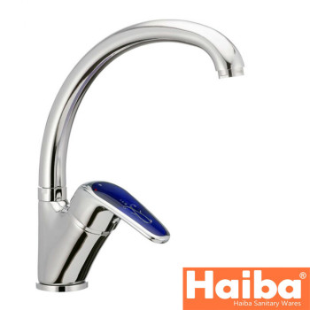 Змішувач для кухні Вухо HAIBA MAGIC BLUE (Chr-011)