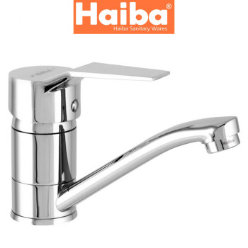 Змішувач для умивальника ялинка на шпильці HAIBA ZEON (Chr-004) 15cm