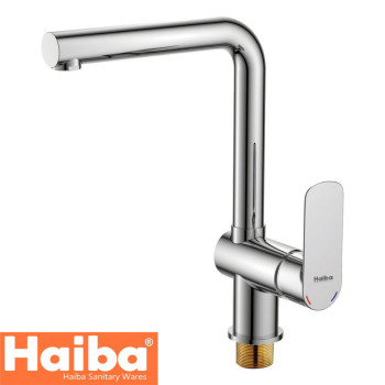 Змішувач для кухні Вухо HAIBA ASIO (Chr-018)