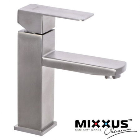 Змішувач для умивальника MIXXUS KUB (Chr-001), Польща (нержавіюча сталь)