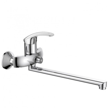 Змішувач для ванни довгий ніс HAIBA Fabio Chr-006 (euro)