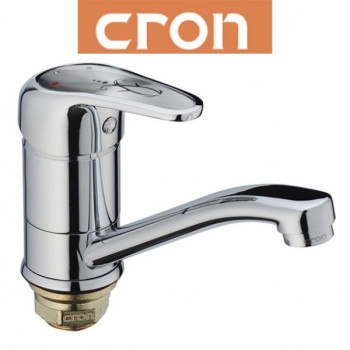 Змішувач для умивальника ялинка на гайці 15см CRON Magic (Chr-555)