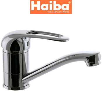 Змішувач для умивальника ялинка на шпильці HAIBA COSMOS (Chr-004) 15cm