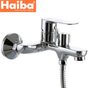 Змішувач для ванни короткий ніс HAIBA ASIO EURO (Chr-009)