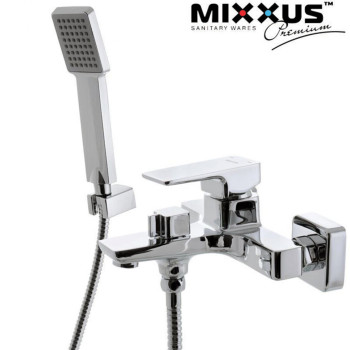 Змішувач для ванни короткий ніс MIXXUS Premium Kvadro Euro (Chr-009), Польща