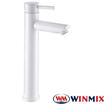Змішувач для умивальника високий Winmix Sus-001 High White (Chr-001-H), Польща (нержавіюча сталь)
