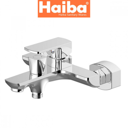 Змішувач для ванни короткий ніс HAIBA Oscar EURO (Chr-009)