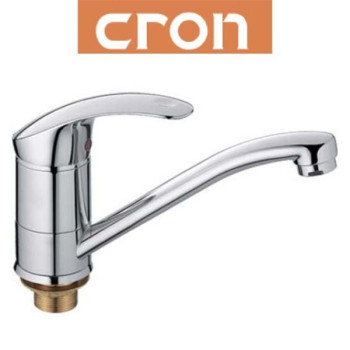 Змішувач для умивальника ялинка на гайці 15см CRON Mars (Chr-555)