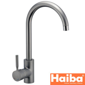 Змішувач для кухні Вухо HAIBA HANS SATIN-011 +