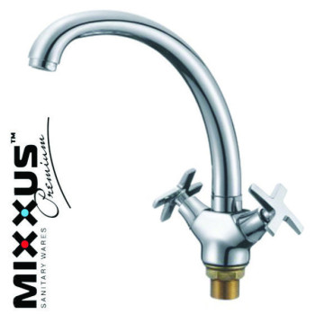 Змішувач для кухні вухо на гайці MIXXUS Premium Galaxy (Chr-273), Польща