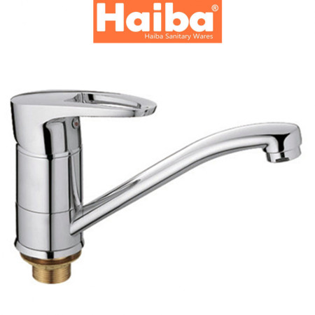 Змішувач для умивальника ялинка на гайці HAIBA CEBA (Chr-555) 15cm