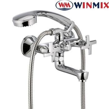 Змішувач для ванни короткий ніс Winmix Premium Galaxy Euro (Chr-142), Польща