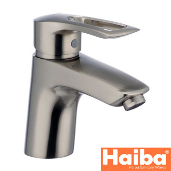 Змішувач для умивальника HAIBA HANSBERG RS-001 нержавіюча сталь