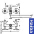 Змішувач для ванни HAIBA VILTA (Chr-143)