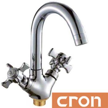 Змішувач для умивальника на гайці Cron Zeus (Chr-274)