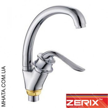 Змішувач для кухні вухо на гайці Zerix Z59219 Euro (Chr-011)