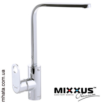 Змішувач для кухні Вухо на гайці MIXXUS Premium Nordic (Chr-017), Польща