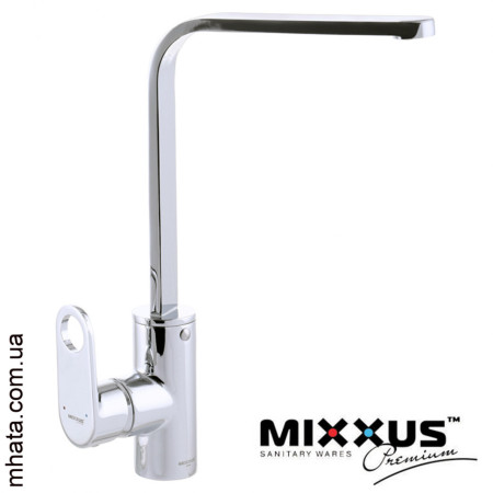 Змішувач для кухні Вухо на гайці MIXXUS Premium Nordic (Chr-017), Польща