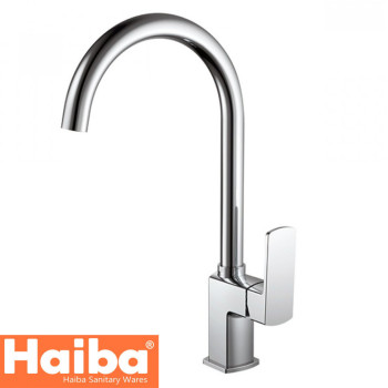 Змішувач для кухні Вухо HAIBA Oscar (Chr-017)