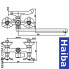 Змішувач для ванни HAIBA VILTA EURO (Chr-140)