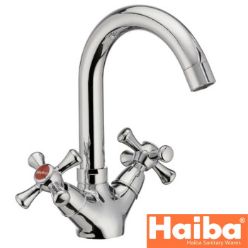 Змішувач для умивальника HAIBA SMES (Chr-274)