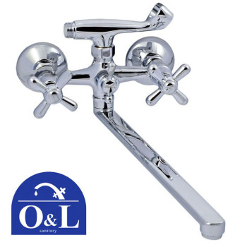 Змішувач для ванни довгий ніс O&L DOMINOX Euro Product (Chr-143)