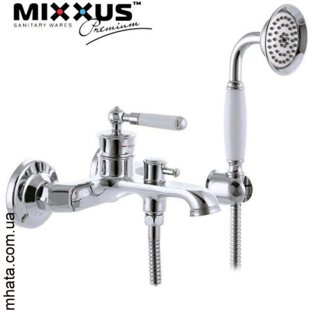 Змішувач для ванни короткий ніс MIXXUS Premium Vintage Euro (Chr-009), Польща