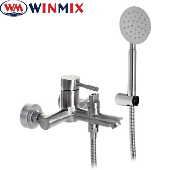 Змішувач для ванни короткий ніс WINMIX Sus EURO (Chr-142), Польща (нержавіюча сталь)