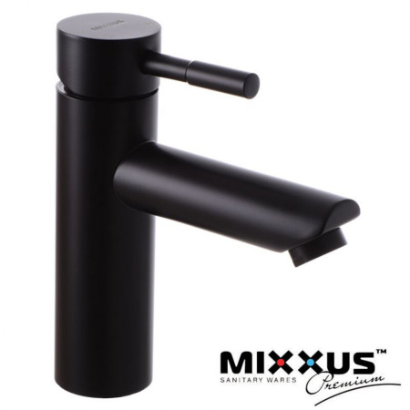 Змішувач для умивальника MIXXUS Sus-001A Black (Chr-001-A), Польща (нержавіюча сталь) +