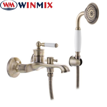 Змішувач для ванни короткий ніс WINMIX Premium Vintage Bronze Euro (Chr-009), Польща