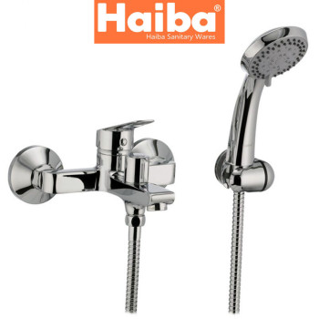 Змішувач для ванни короткий ніс HAIBA NIKAS EURO (Chr-009)