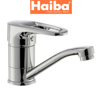 Змішувач для умивальника ялинка на шпильці HAIBA OPUS (Chr-004) 15cm