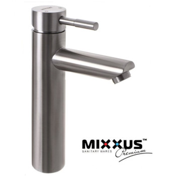 Змішувач для умивальника MIXXUS Sus-001 High (Chr-001-H), Польща (нержавіюча сталь)