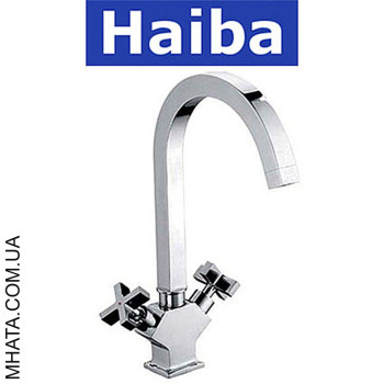 Змішувач для кухні Вухо HAIBA BERGUS (Chr-011)