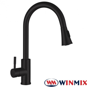Змішувач для кухні Вухо чорний WINMIX Sus 014B BLACK (Chr-014B), Польща (нержавіюча сталь)