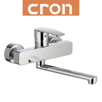 Змішувач для кухні від стіни Cron Vega (Chr-005), водяний тракт - латунь