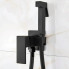 Змішувач для гігієнічного душу HAIBA KUBUS BLACK inner (Chr-002)