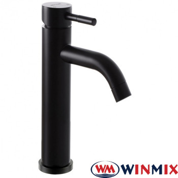 Змішувач для умивальника WINMIX Sus-001B HIGH Black (Chr-001-B HIGH), Польща (нержавіюча сталь)