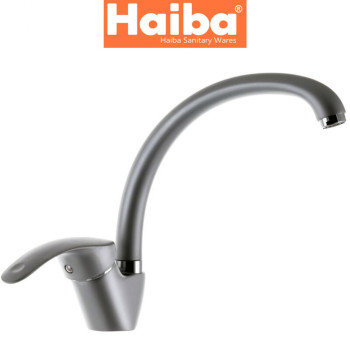 Змішувач для кухні Вухо HAIBA MARS SATIN (Chr-011)