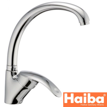 Змішувач для кухні Вухо HAIBA Fabio (Chr-011)