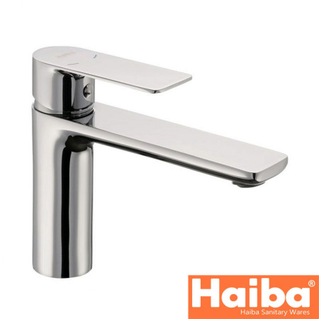 Змішувач для умивальника довгий ніс HAIBA ALEX Chr-001 (LONG)