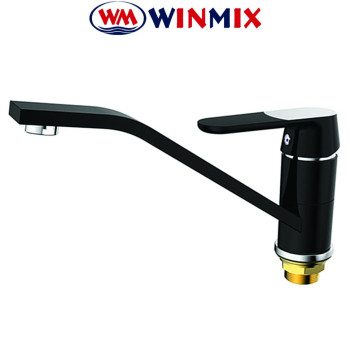 Змішувач для кухні ялинка на гайці 25см Winmix Premium Tiger Black (чорний) (Chr-555), Польща