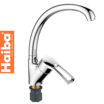 Змішувач для кухні Вухо на гайці Haiba Germes (Chr-777)