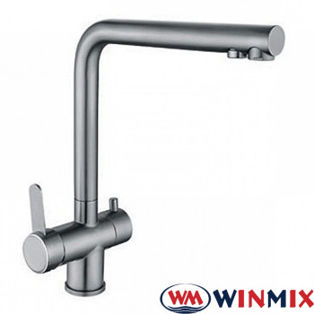 Змішувач для кухні Вухо під осмос WINMIX Fan 021 (Chr-021), Польща (нержавіюча сталь)