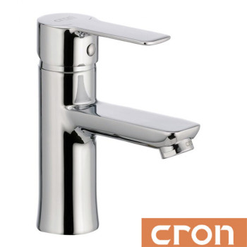 Змішувач для умивальника Cron Enzo (Chr-001), водяний тракт - латунь