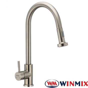 Змішувач для кухні Вухо WINMIX Sus 014А (Chr-014A), Польща (нержавіюча сталь)